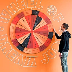 A person looking at a diagram.