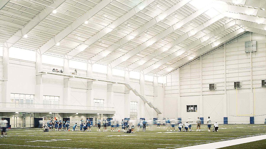 Detroit Lions indoor practice field