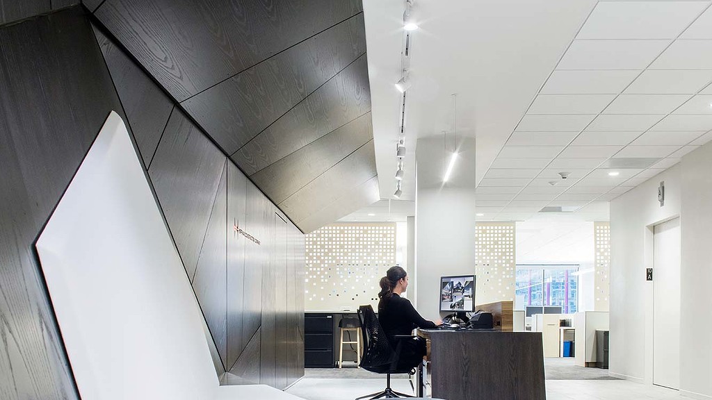 A person sitting at a desk.
