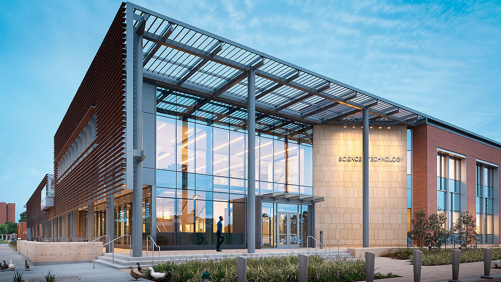 Lamar University Science and Technology Building exterior.