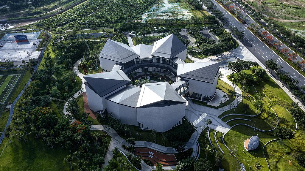 Sanya Yazhou Bay Science and Technology City aerial rendering
