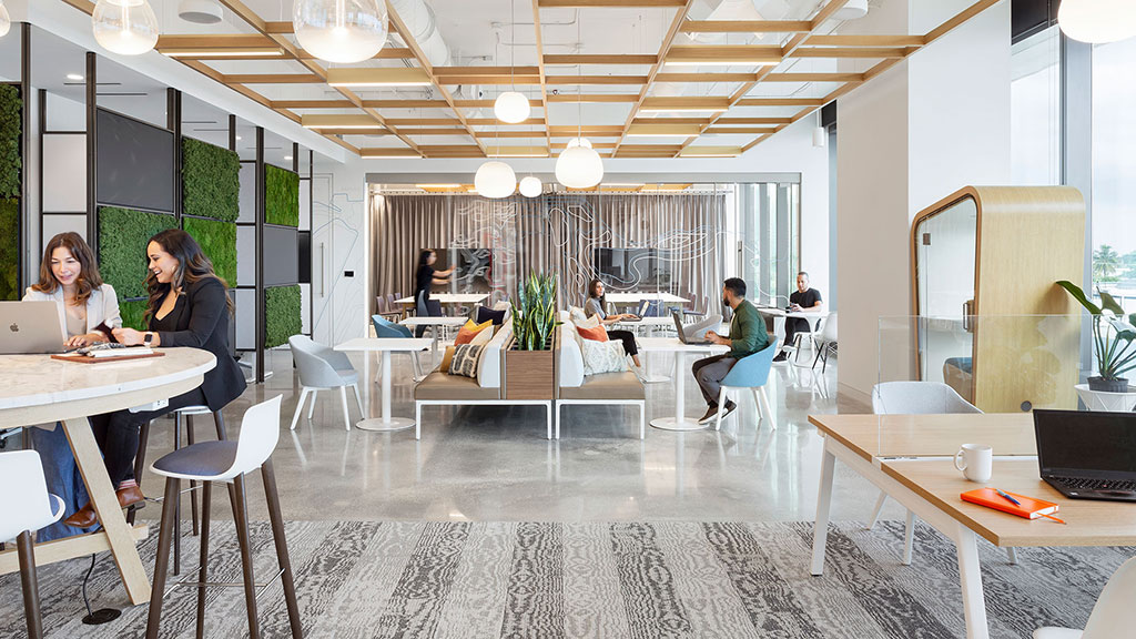 Gensler Miami office interior.