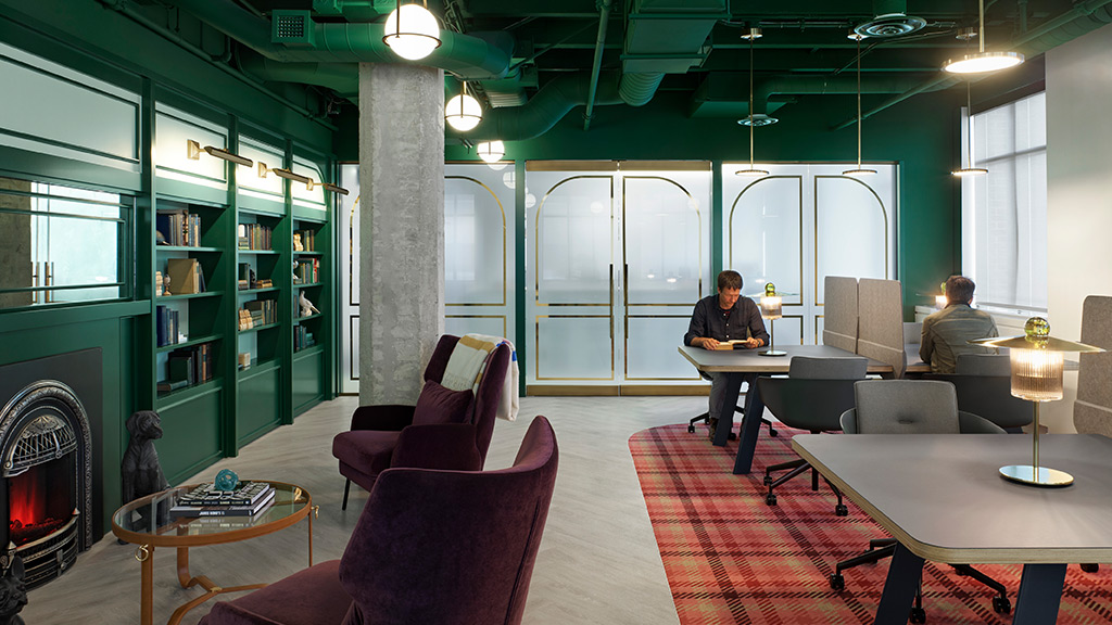 Pinterest Toronto quiet library workspace