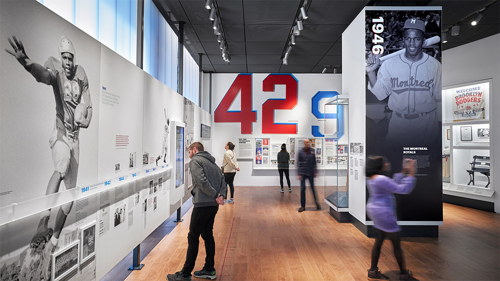 Jackie Robinson Museum exhibit
