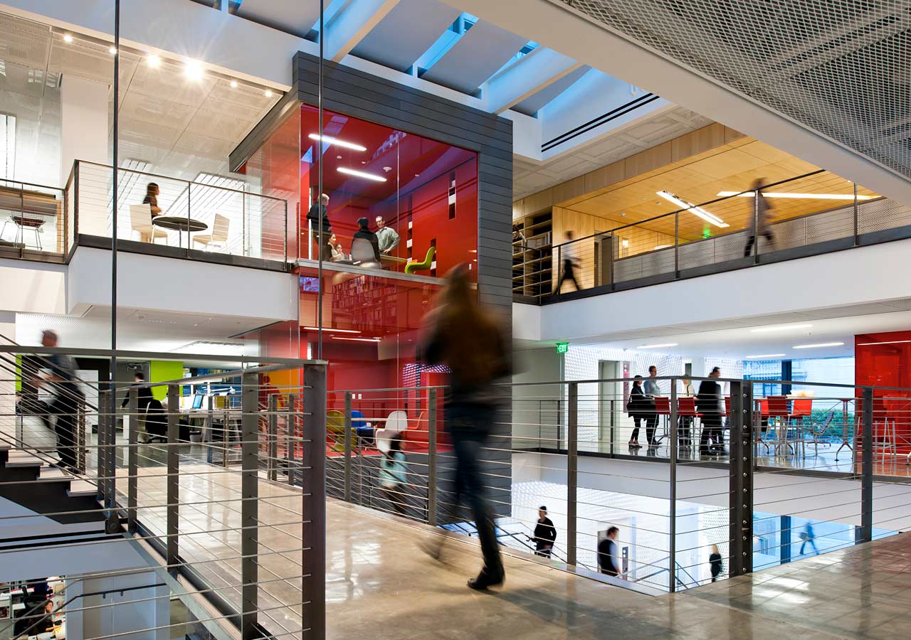 Interior view of Gensler Los Angeles