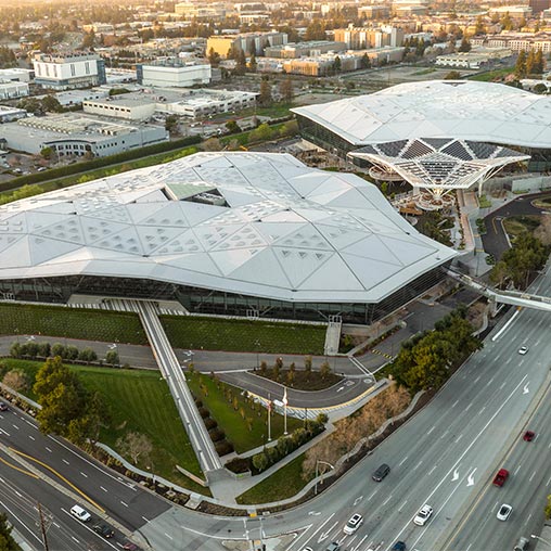 NVIDIA headquarters aerial view
