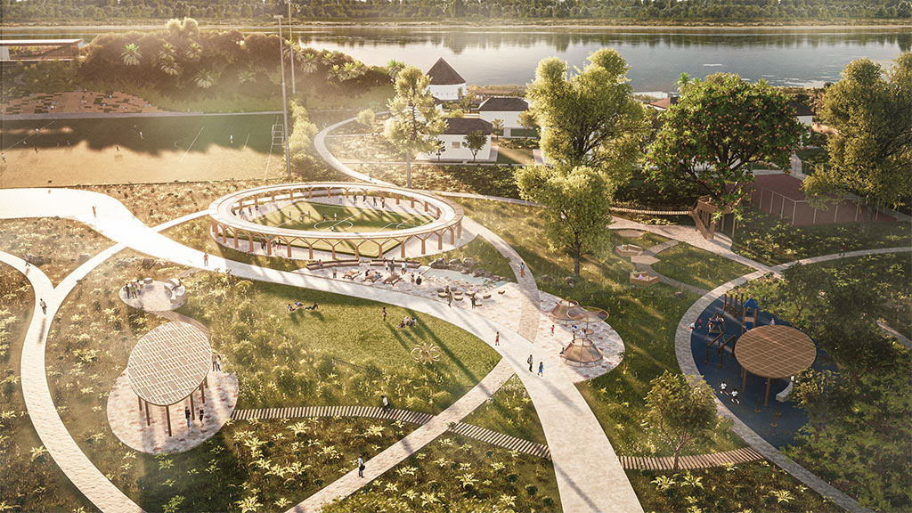 Right to Dream Ghana aerial campus rendering