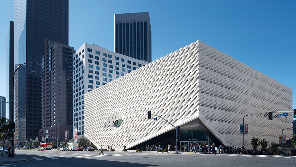 The Broad museum exterior
